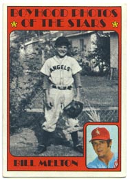 1972 Topps Baseball Cards      495     Bill Melton KP